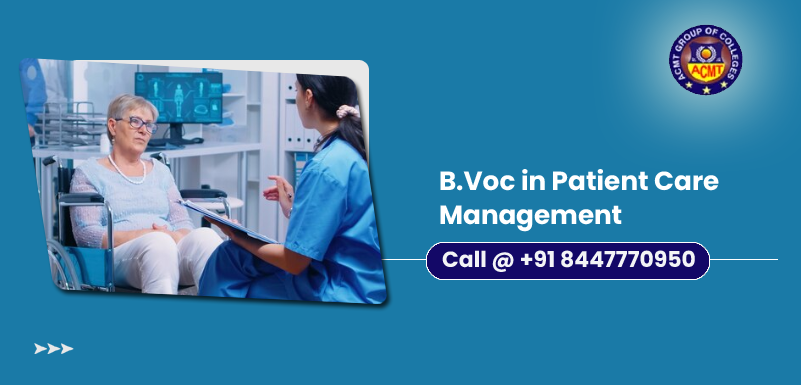 Direct Admission in B.Voc patient care management